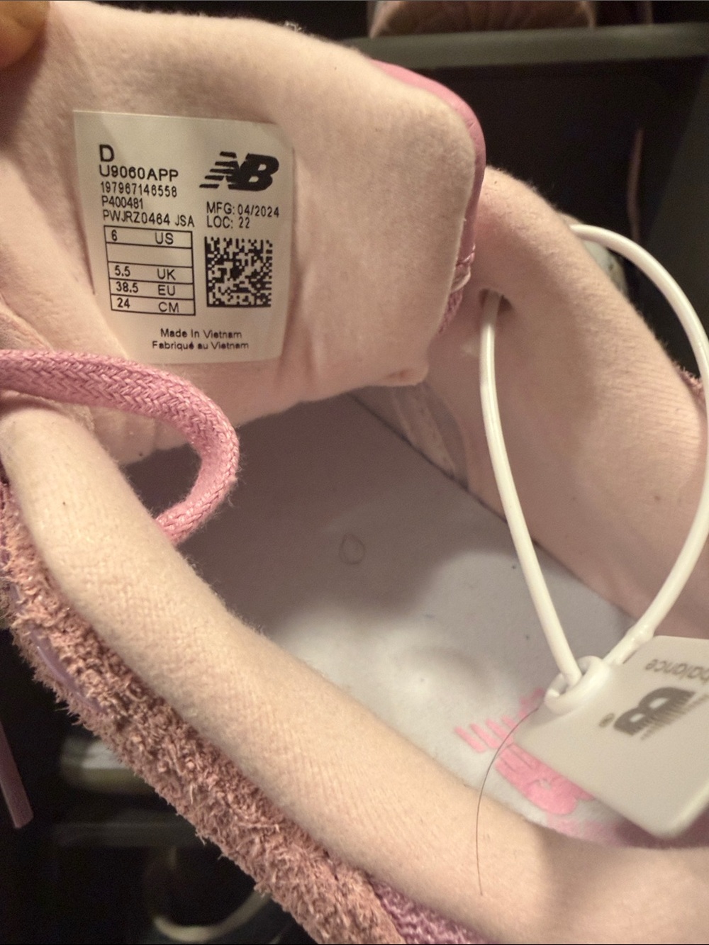 New Balance Pink Women's Athletic Sneakers - Picture 6 of 6